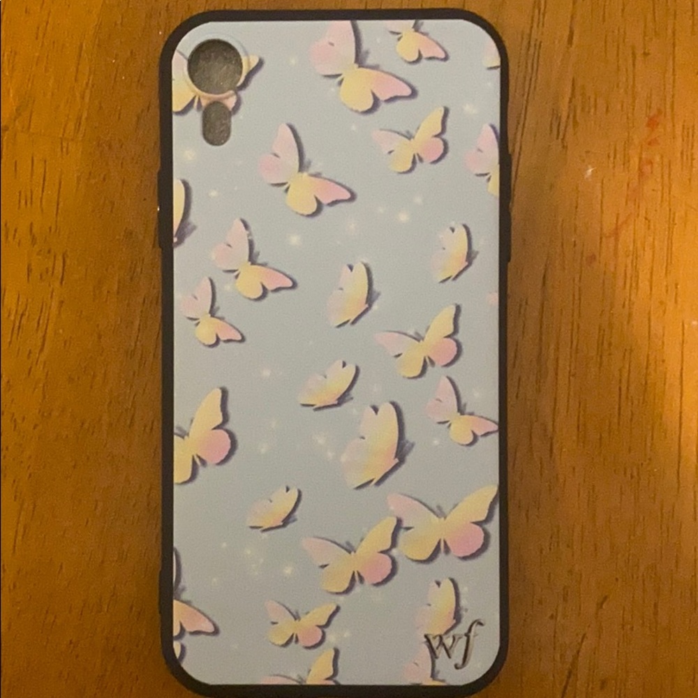 Wildflower iPhone XR case Aurora butterfly